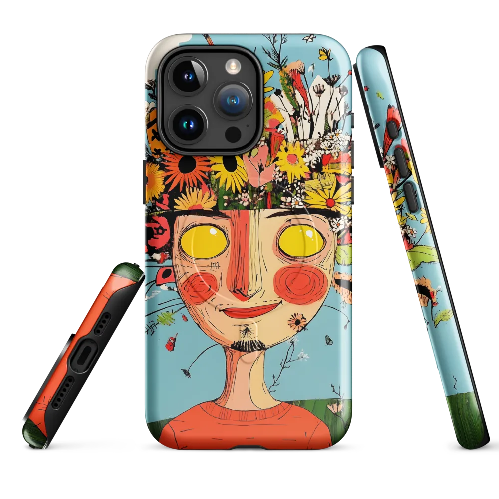 Whimsical Bloom | Phone Case |  15 Pro Max | MagSafe® Tough Case | Glossy