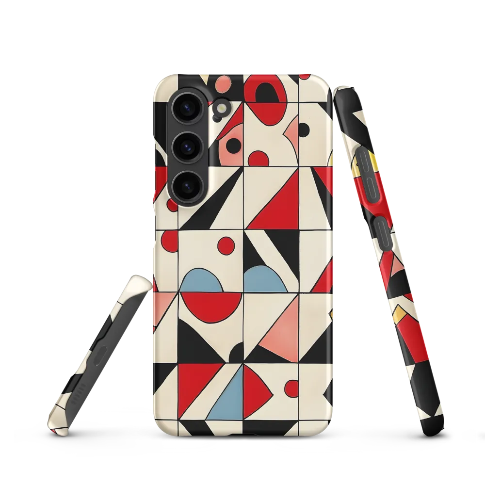 Dynamic Geometric Harmony | Phone Case |  S23 | Snap Case | Matte