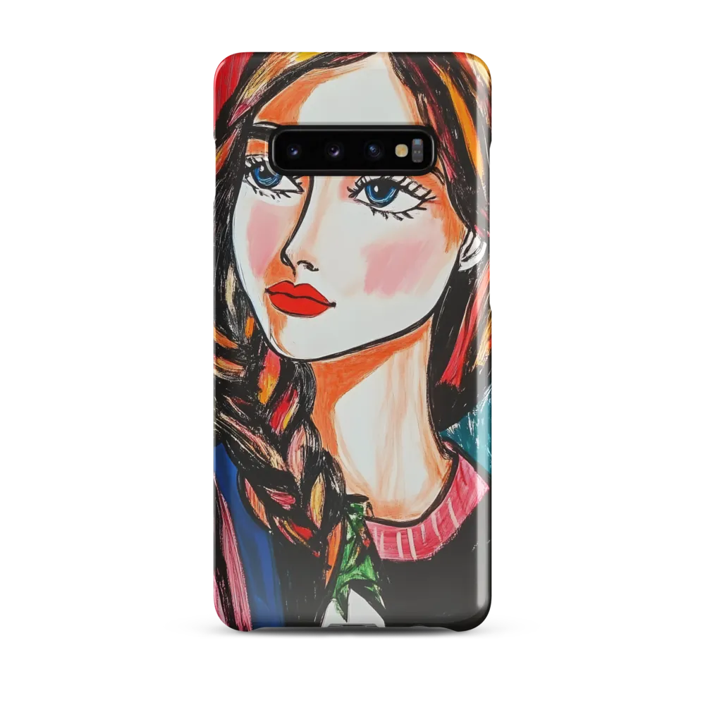 Confident Gaze | Phone Case |  S10 Plus | Snap Case | Glossy