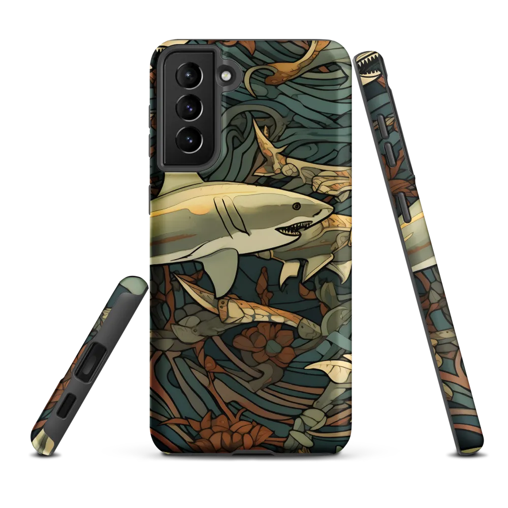 Dynamic Harmony of Sharks and Flora
