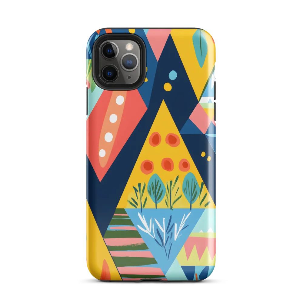 Vibrant Geometric Harmony | Phone Case |  11 Pro Max | Tough Case | Glossy