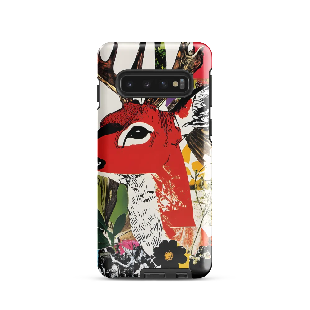 Vibrant Harmony: The Deer in Nature | Phone Case |  S10 | Tough Case | Glossy