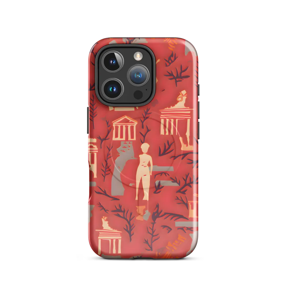 Harmony of Figures and Architecture | Phone Case |  16 Pro | MagSafe® Tough Case | Glossy