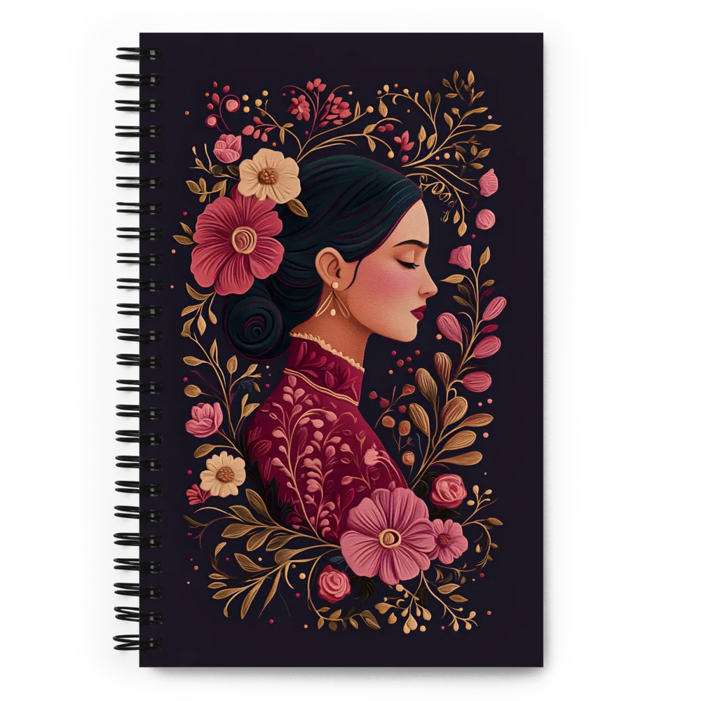 Portrait of Serenity | Spiral Notebook