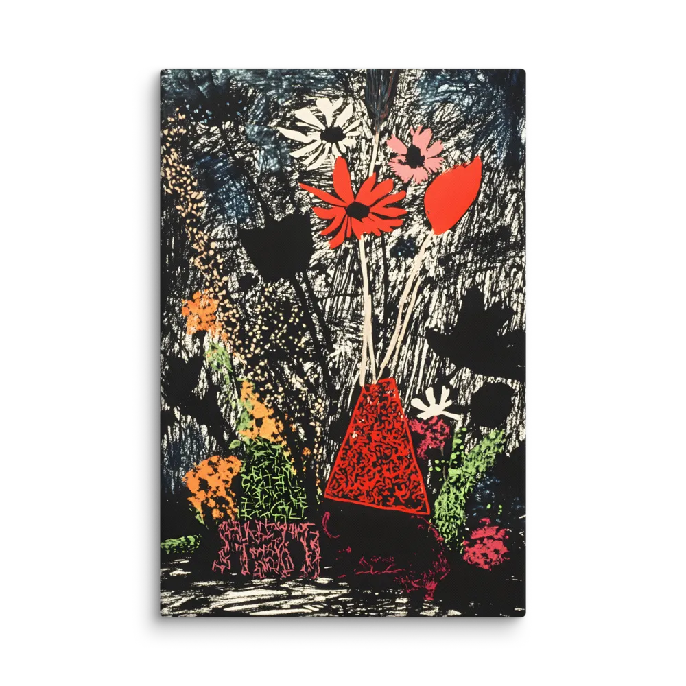 Midnight Bouquet 
 Canvas | 32″x 48″