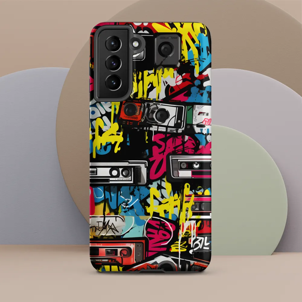 Urban Nostalgia: A Retro Cassette Explosion