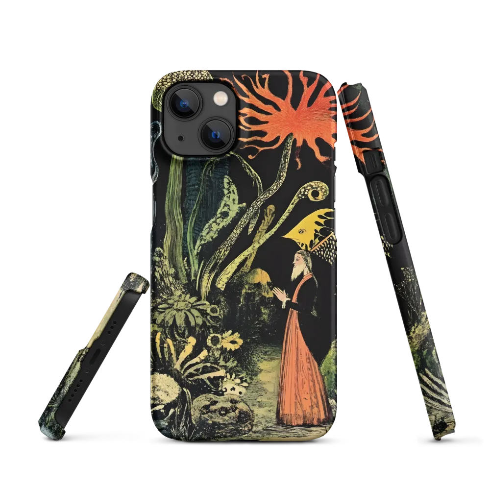 Enchanted Encounter in a Fantastical Garden | Phone Case |  13 | Snap Case | Matte