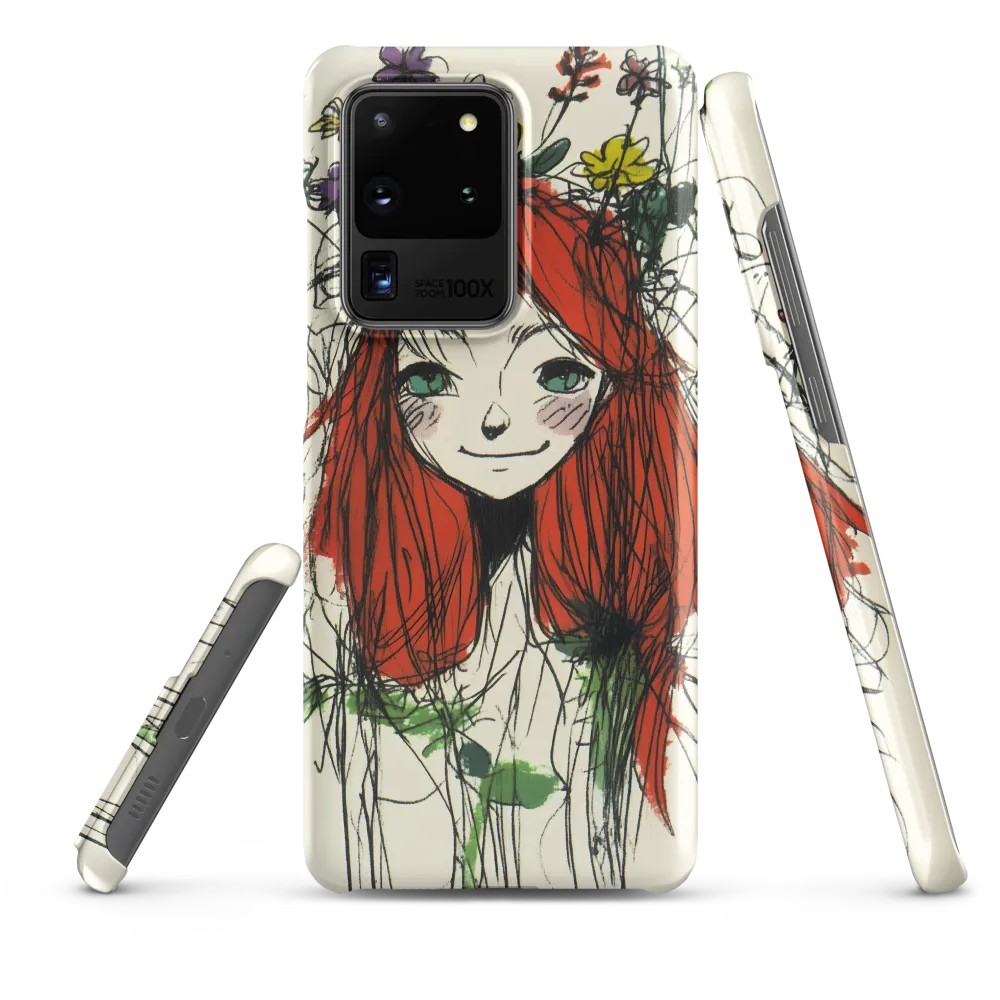 Whimsical Floral Portrait