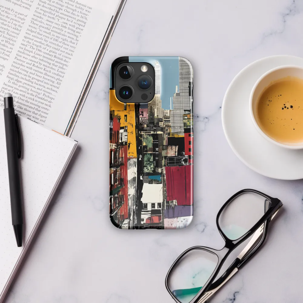 Urban Collage: A Vivid Cityscape | Phone Case |  16 Pro Max | Snap Case | Glossy