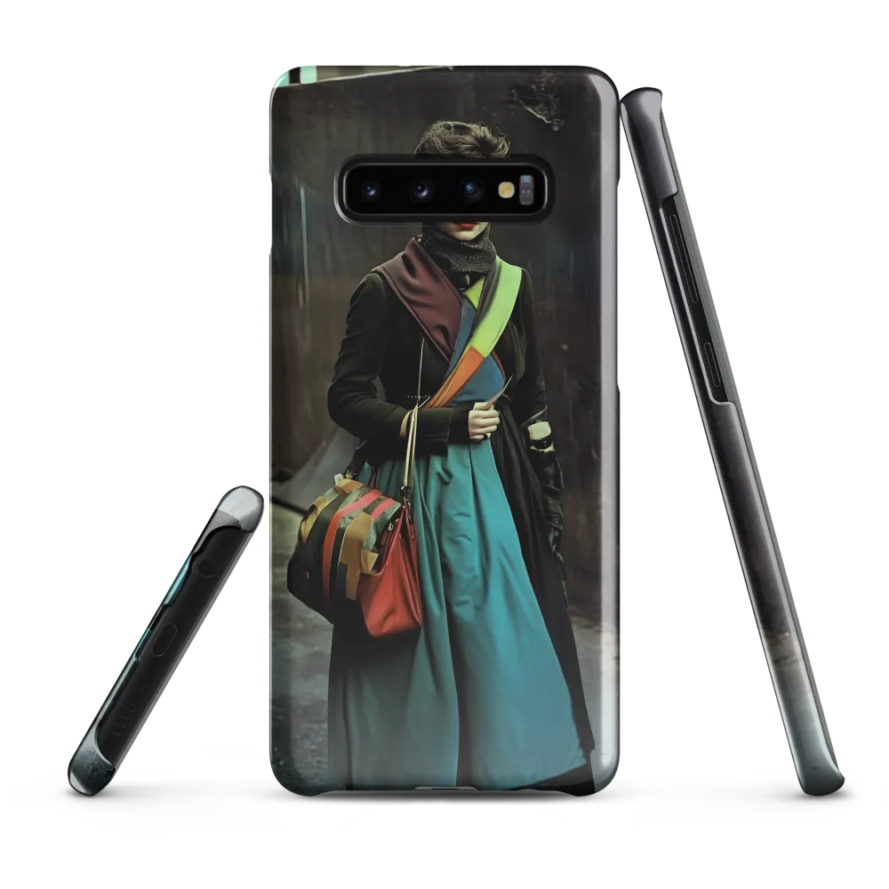 Urban Elegance: A Modern Fashion Portrait | Phone Case |  S10 Plus | Snap Case | Glossy