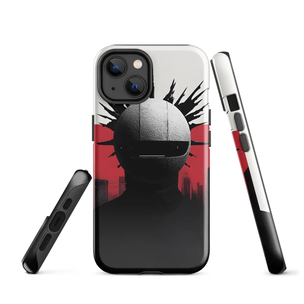 Mysterious Urban Figure | Phone Case |  14 | Tough Case | Glossy