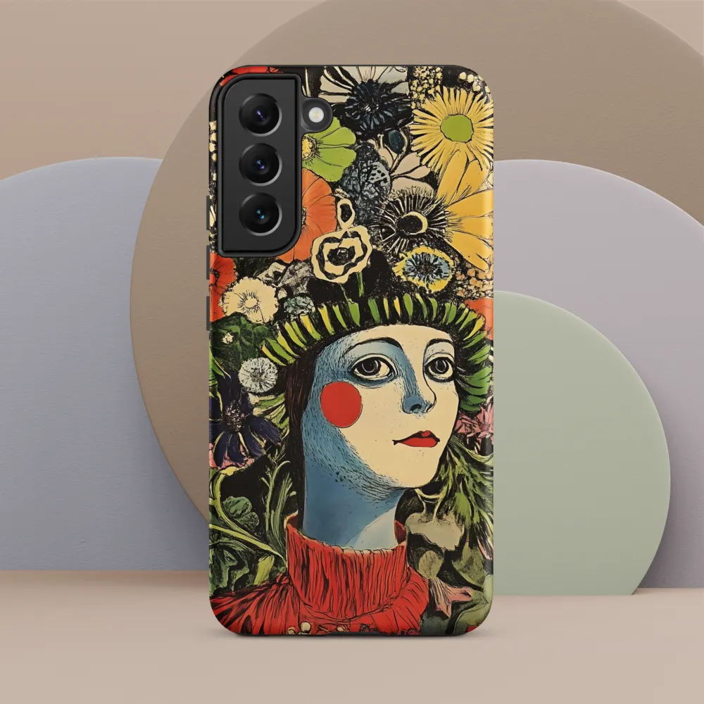 Floral Whimsy: A Portrait of Nature's Embrace
