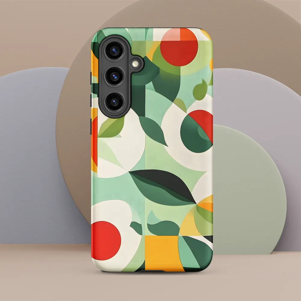 Harmony in Shapes: A Playful Abstract Design | Phone Case |  S24 Plus | Tough Case | Matte