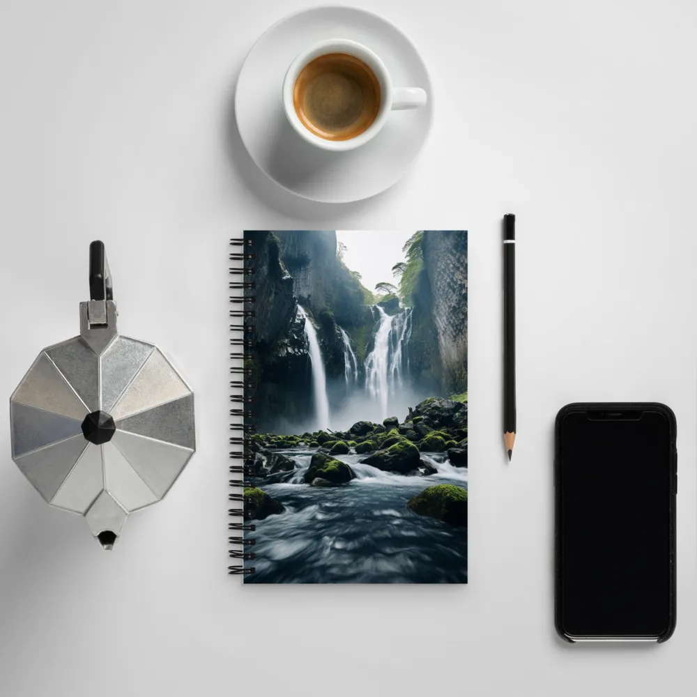 Whispers of the Falls | Spiral Notebook