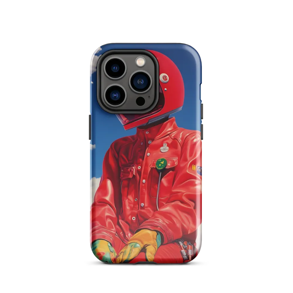 Astronaut in Crimson