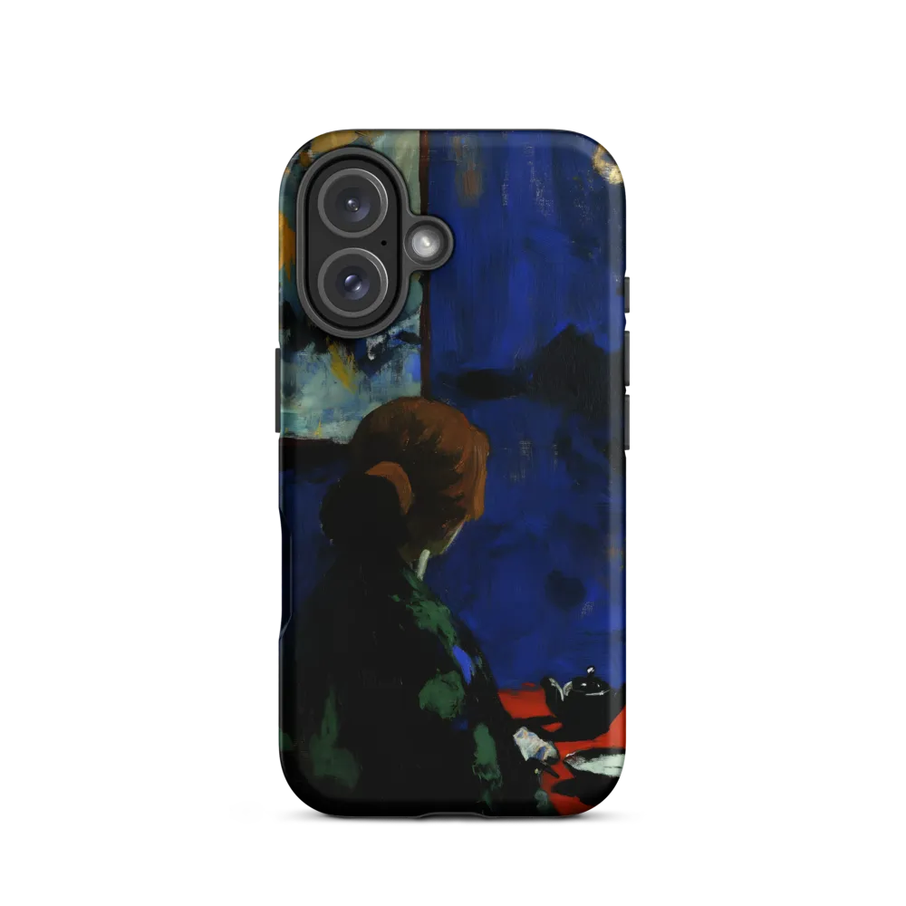 Contemplation Under the Night Sky | Phone Case