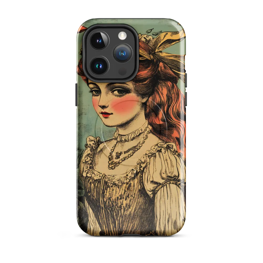 Elegance Beneath the Waves | Phone Case |  14 Pro Max | MagSafe® Tough Case | Glossy