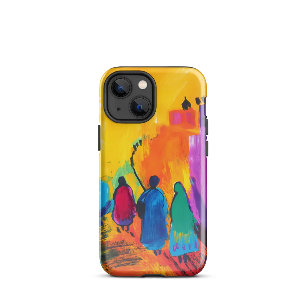 Journey Through Color | Phone Case |  13 mini | Tough Case | Glossy