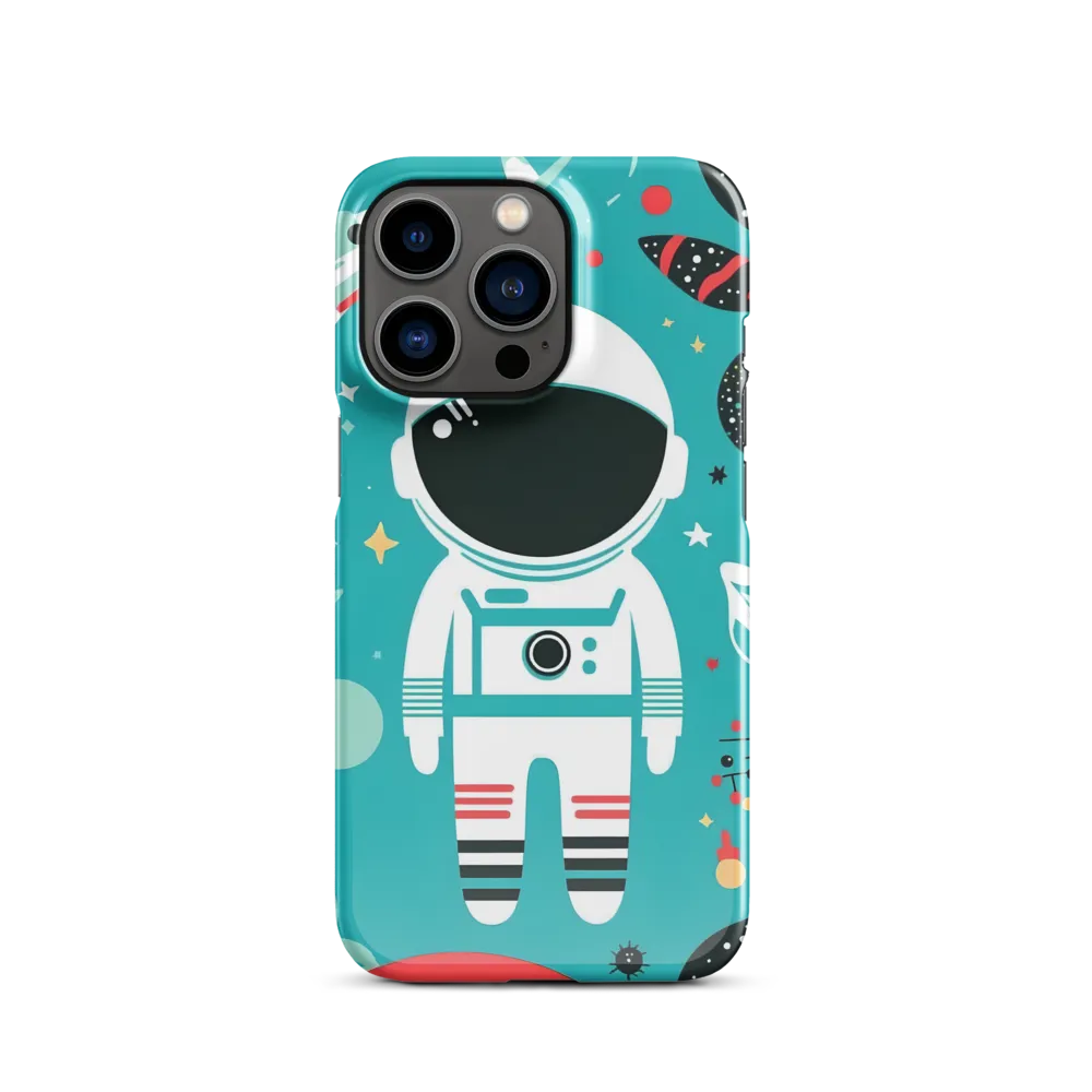 Whimsical Astronaut in Cosmic Wonderland