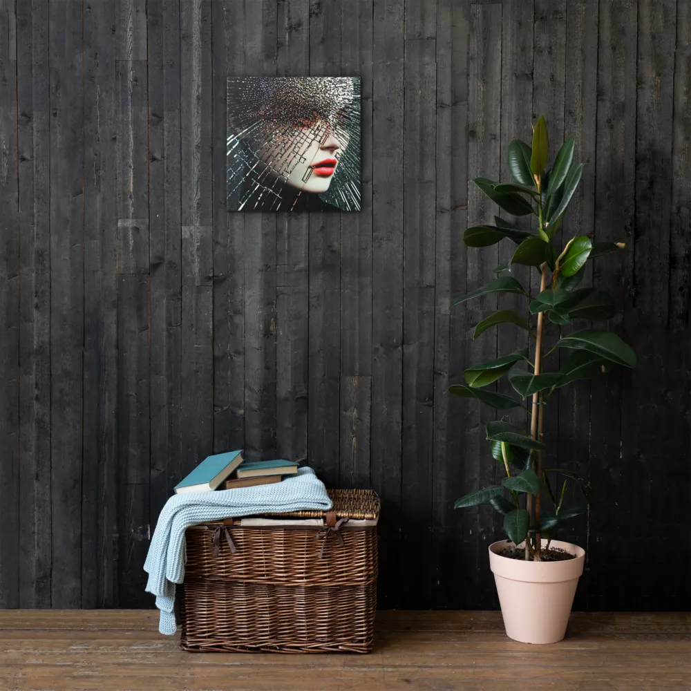 Fractured Identity | Thin Canvas | 16″×16″