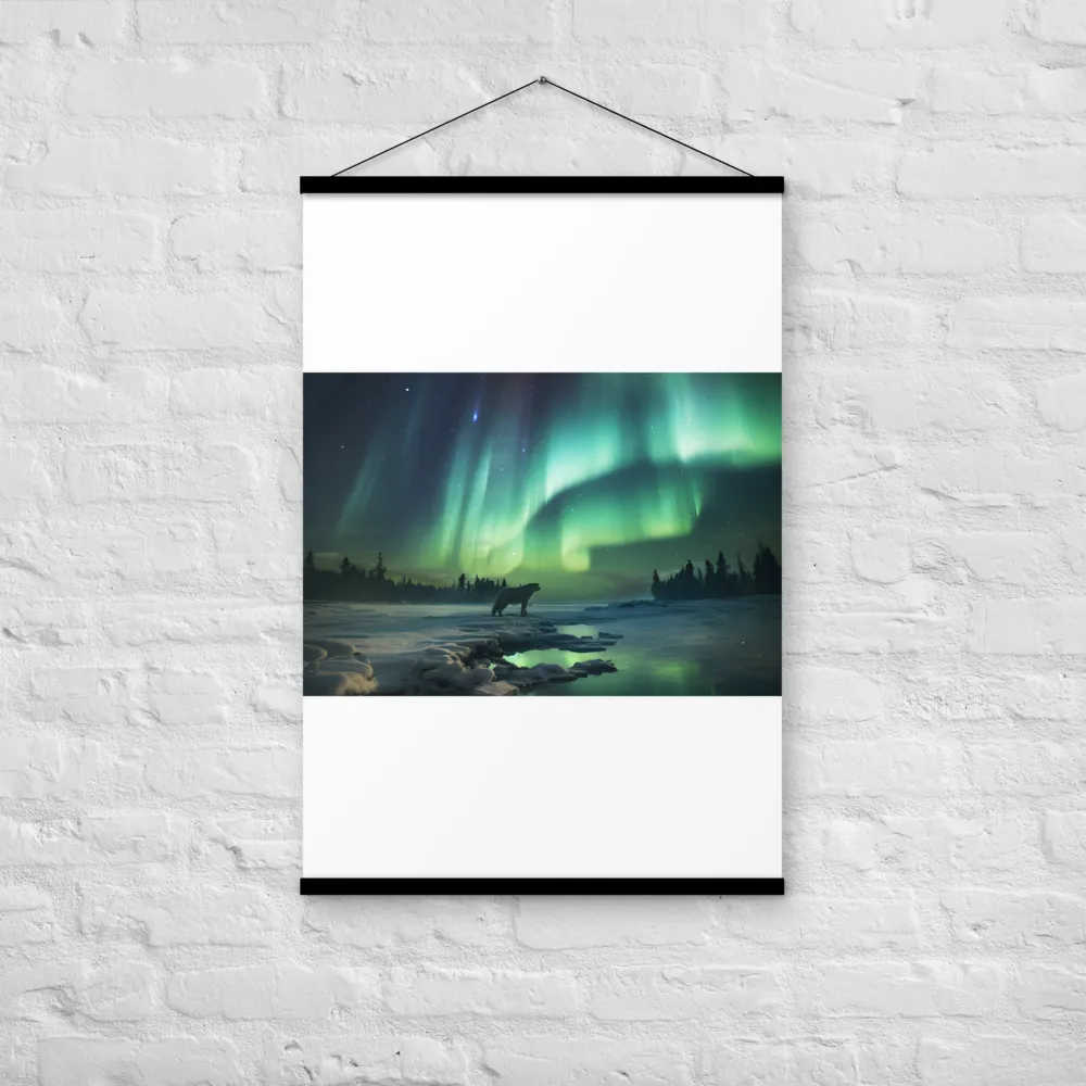 Auroral Guardianship | Poster With Black Wood Hanger | 24″×36″