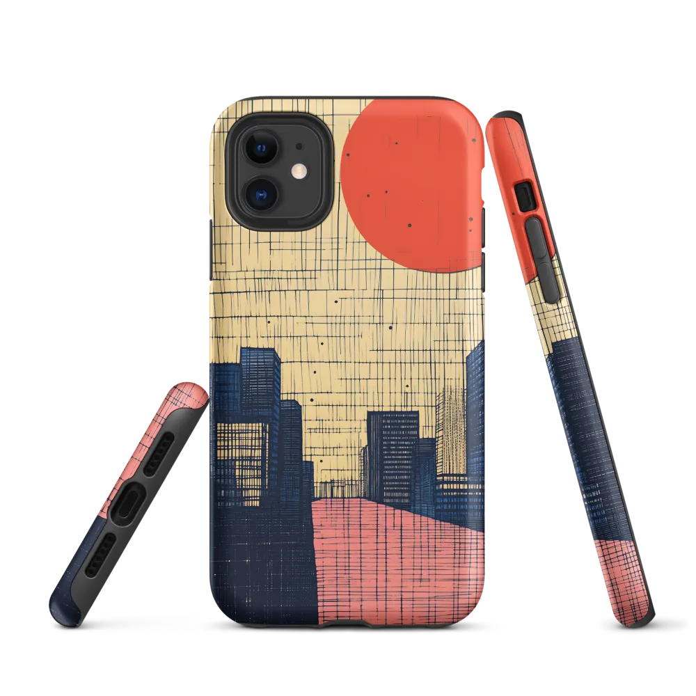 Urban Echoes: A Minimalist Cityscape
