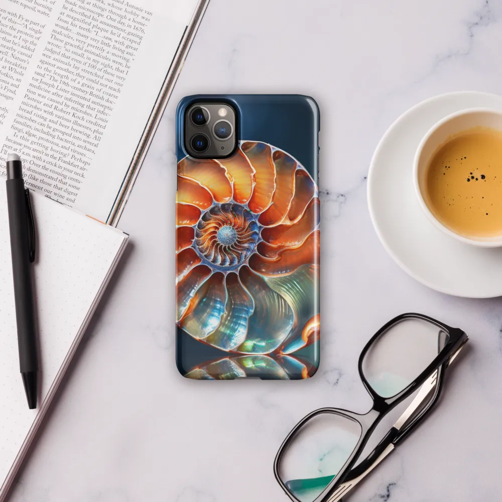 Elegance of the Nautilus Shell | Phone Case |  11 Pro Max | Snap Case | Glossy