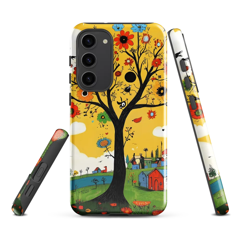 Whimsical Blooms of Life | Phone Case |  S23 Plus | Tough Case | Glossy