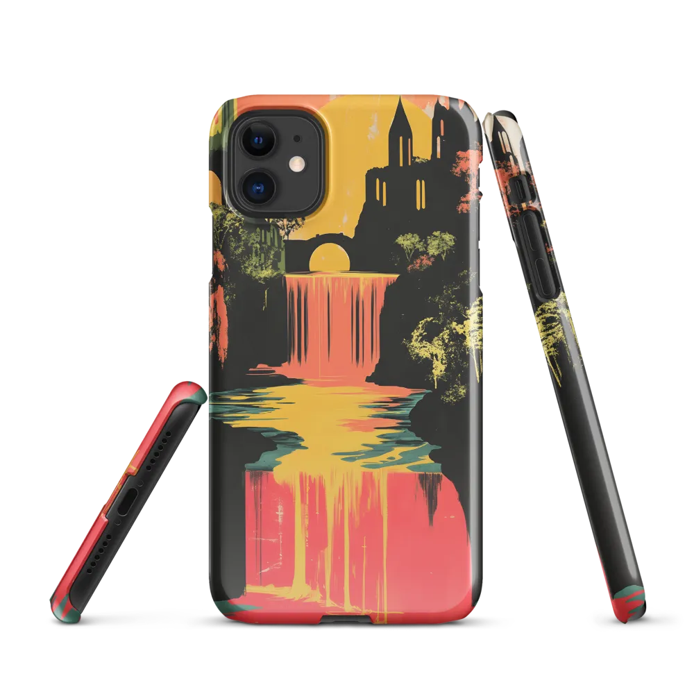 Elysian Echoes: A Surreal Reflections | Phone Case |  11 | Snap Case | Glossy