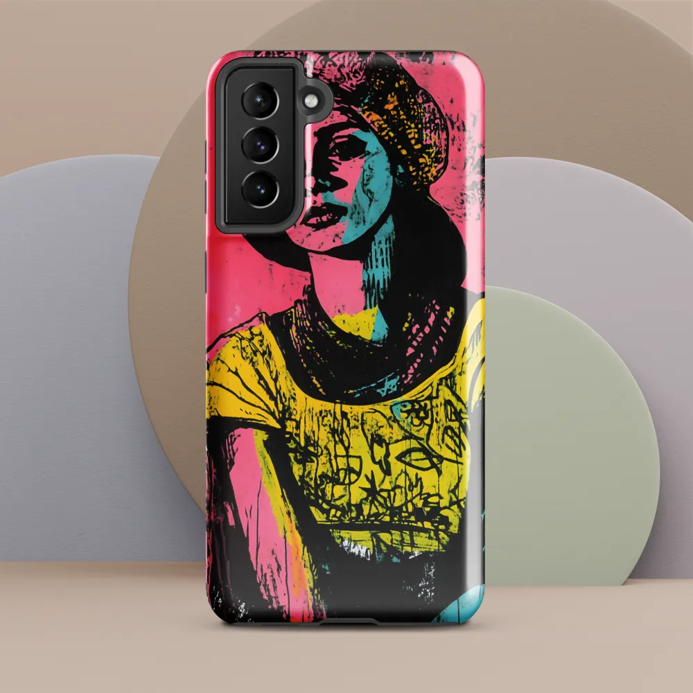 Urban Elegance: A Graffiti Portrait