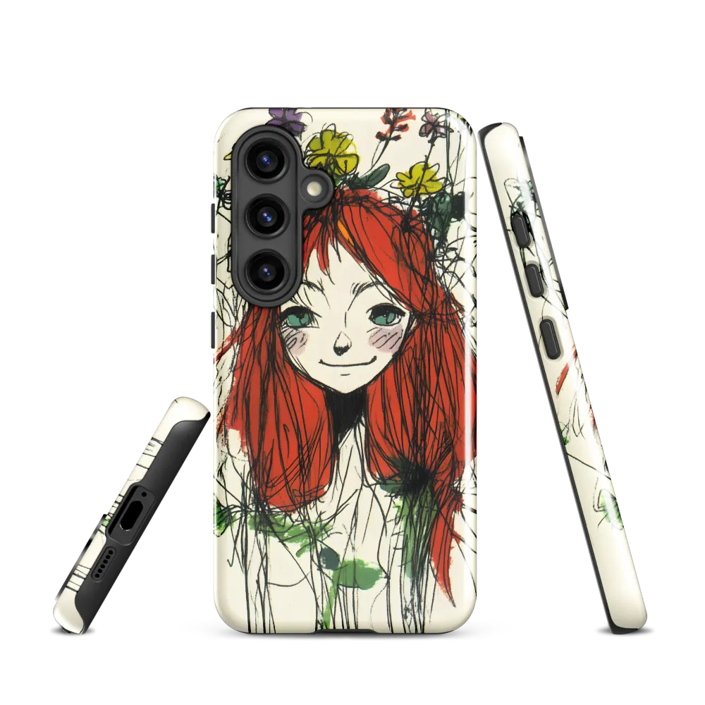 Whimsical Floral Portrait