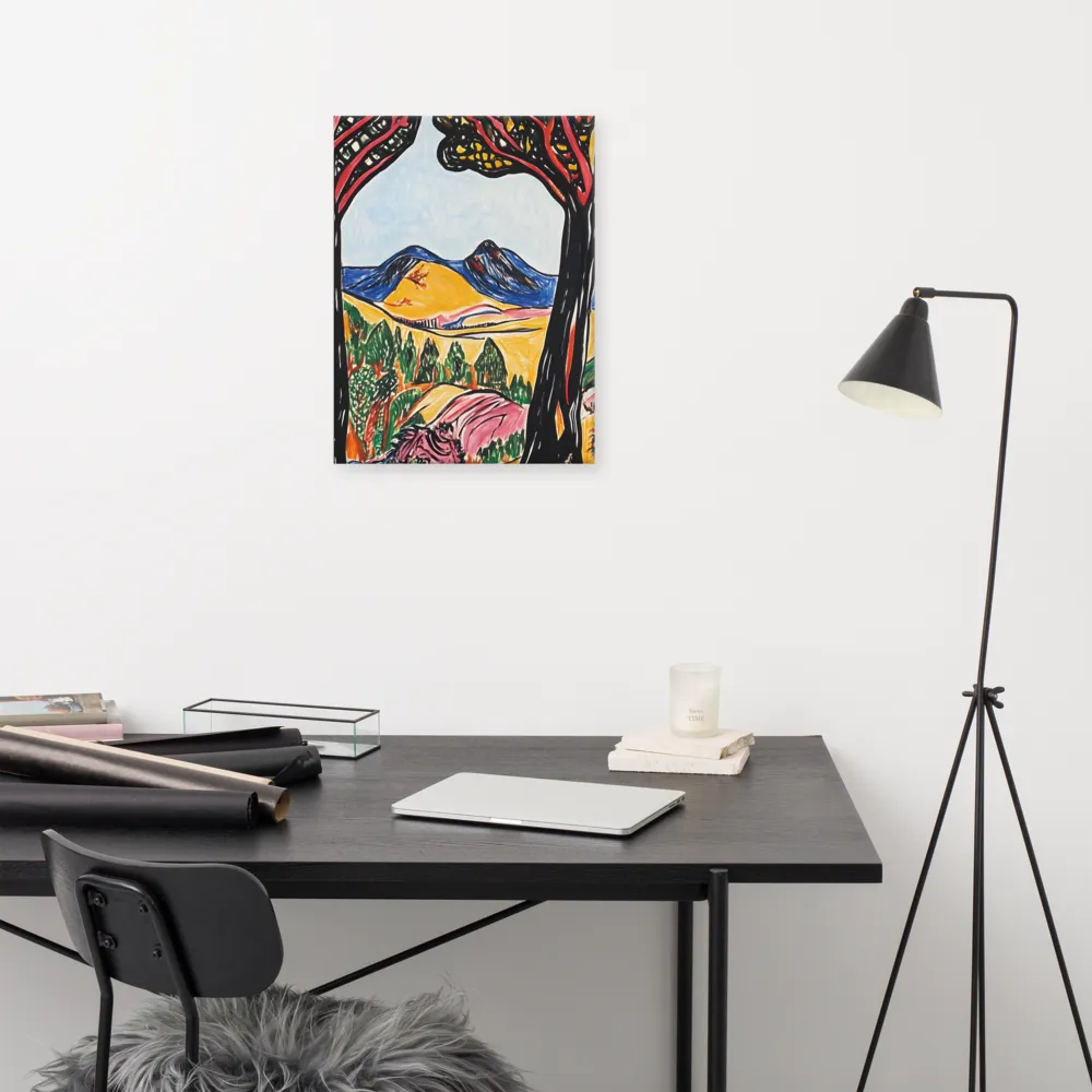 Vibrant Nature's Embrace | Canvas | 18″×24″