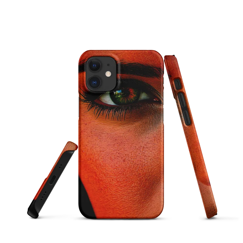 Ember Gaze — Close Study of an Iris