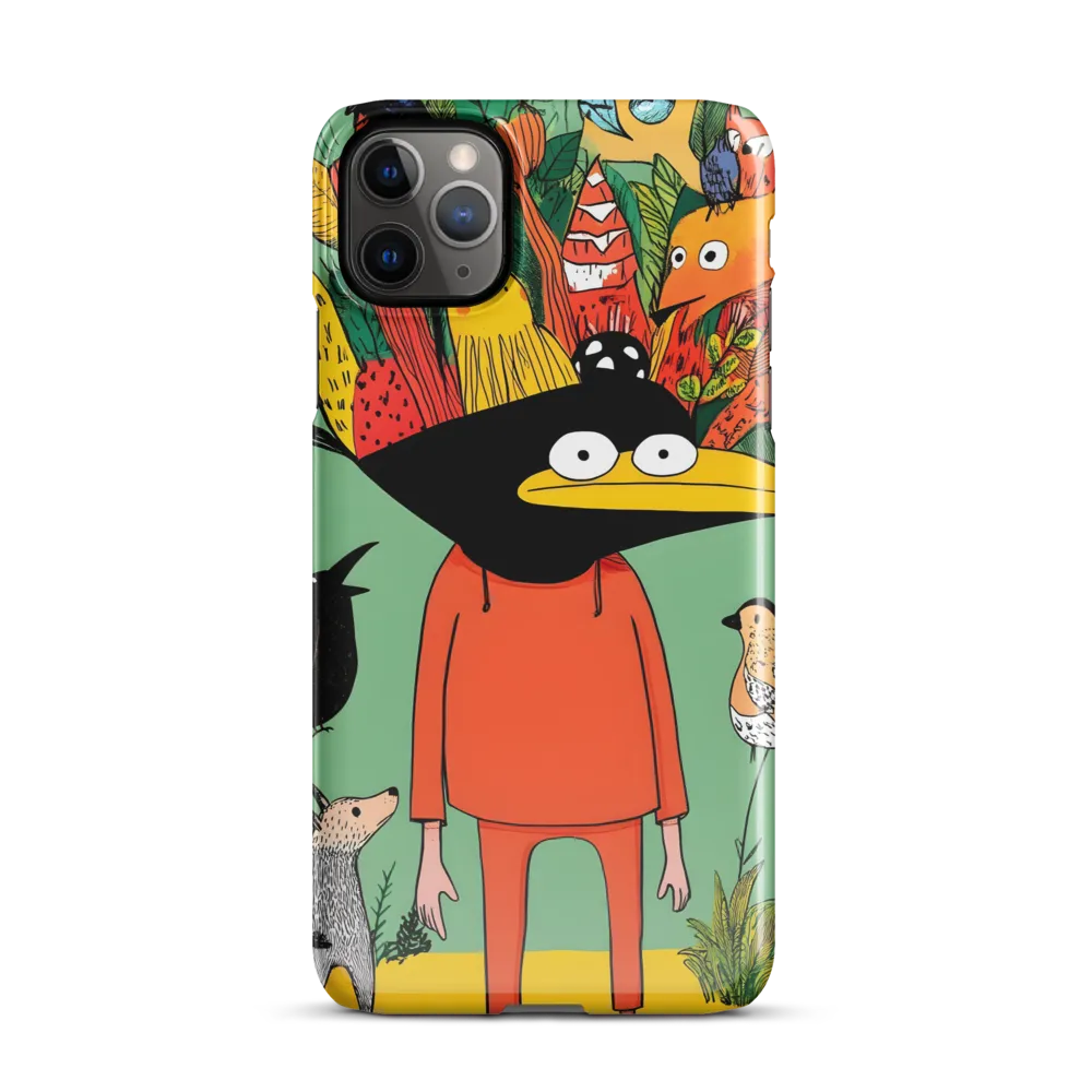 Whimsical Encounter in a Colorful Jungle | Phone Case |  11 Pro Max | Snap Case | Glossy