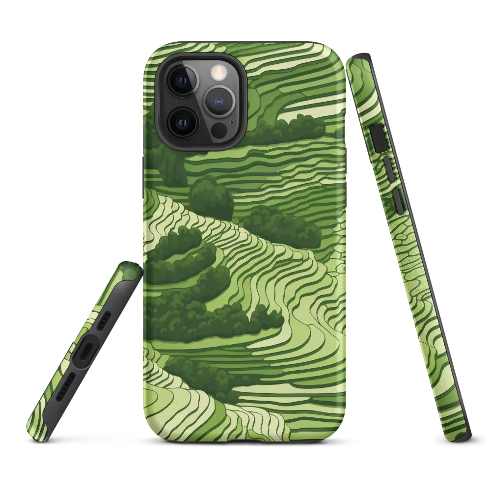 Waves of Green: An Abstract Landscape