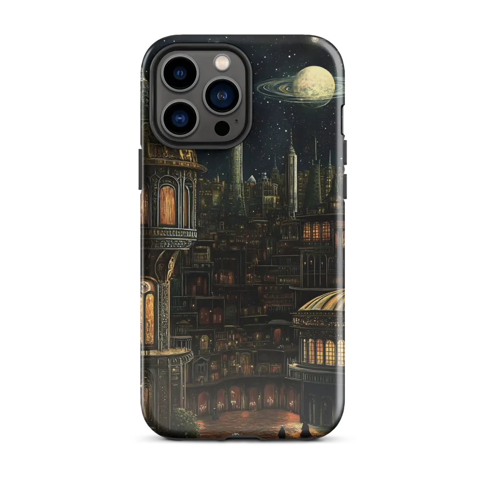 Celestial Enigma: A Surreal Cityscape
