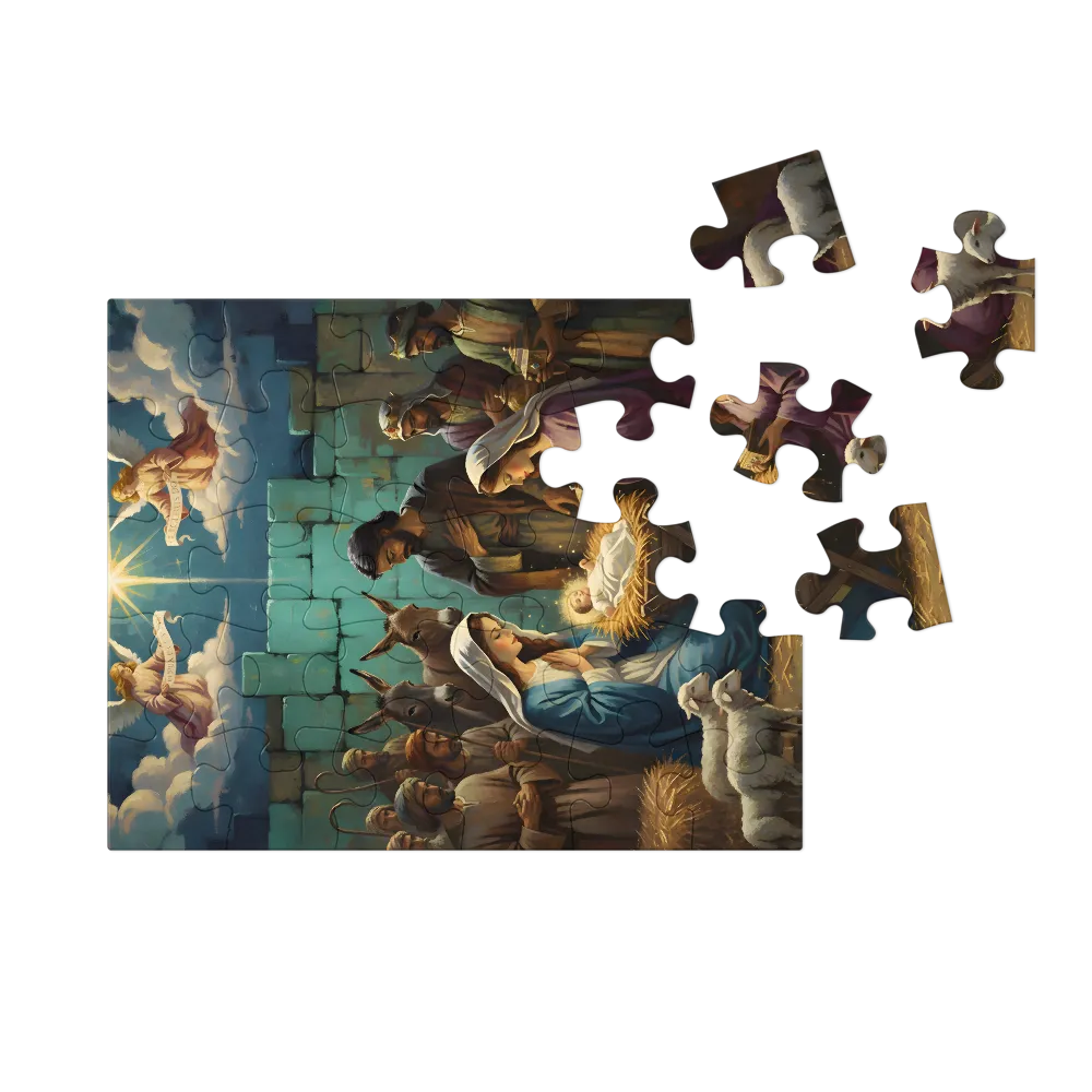 The Nativity 
 Jigsaw Puzzle in Tin Box