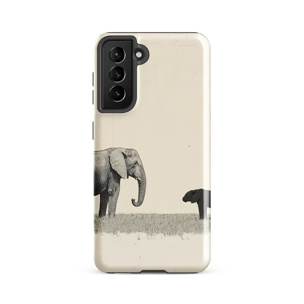 Contrasting Companions | Phone Case |  S21 FE | Tough Case | Glossy