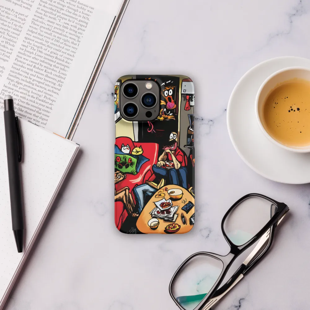 Whimsical Gathering in a Colorful Realm | Phone Case |  13 Pro | Snap Case | Matte