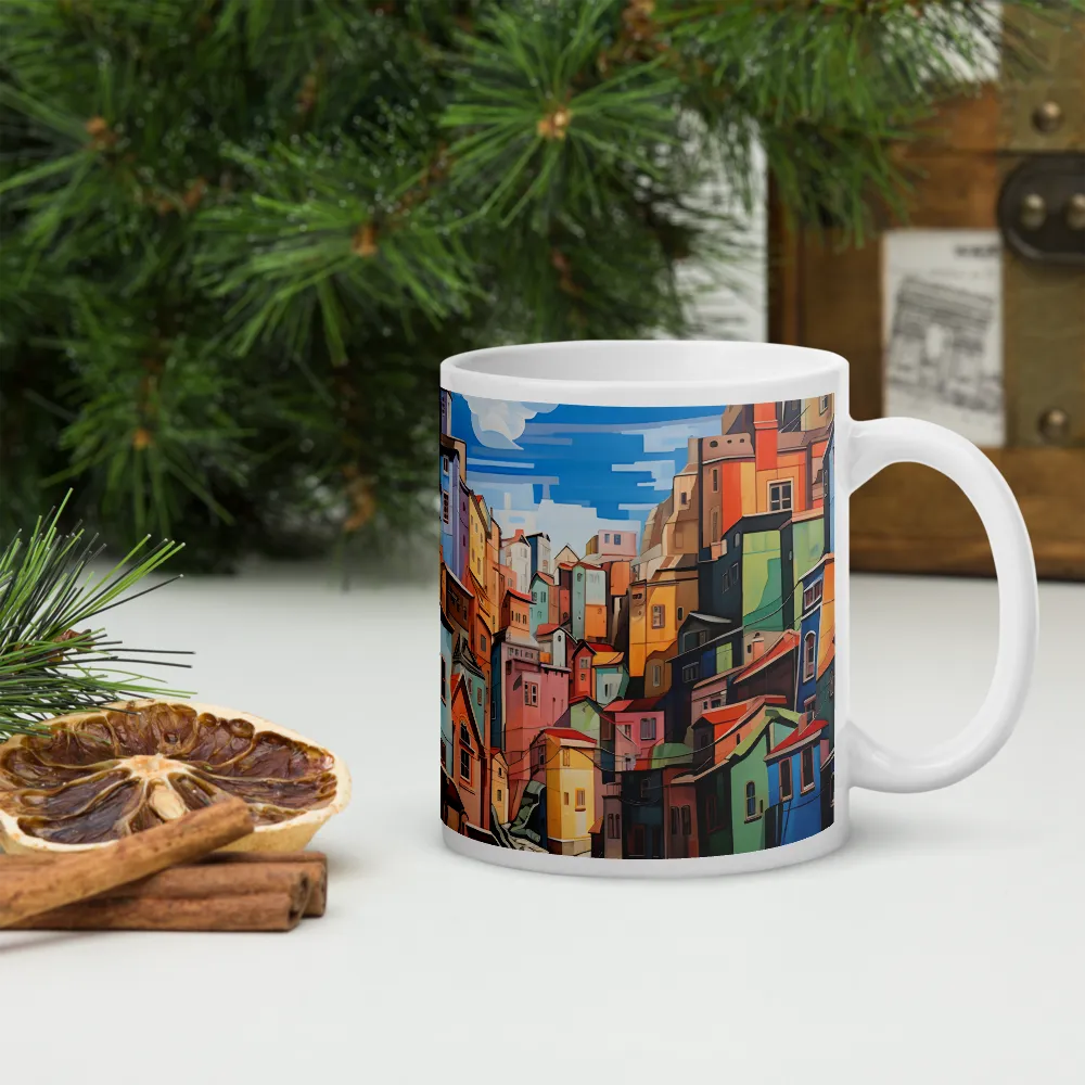 Whimsical Heights: A Vibrant Cityscape | Mugs | Multiple Sizes & Colors