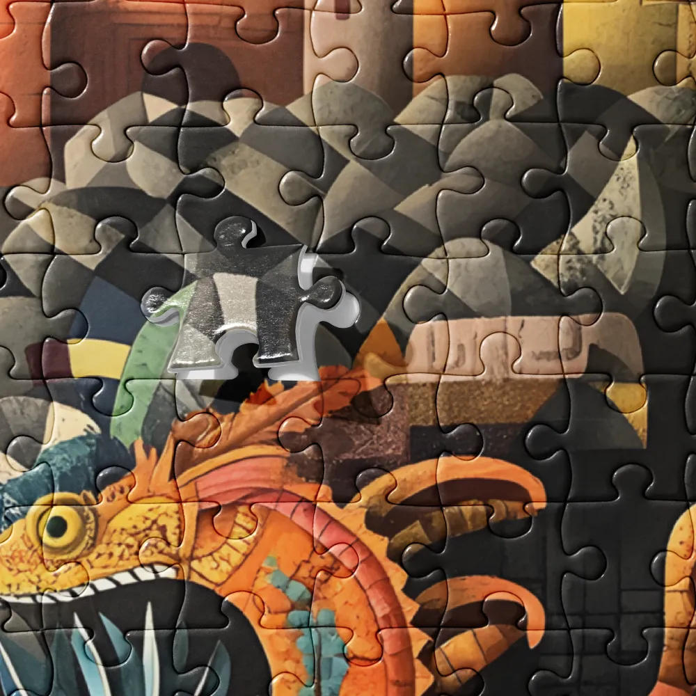 Embrace of the Mythical Landscape | Jigsaw Puzzle | 252/520 pieces