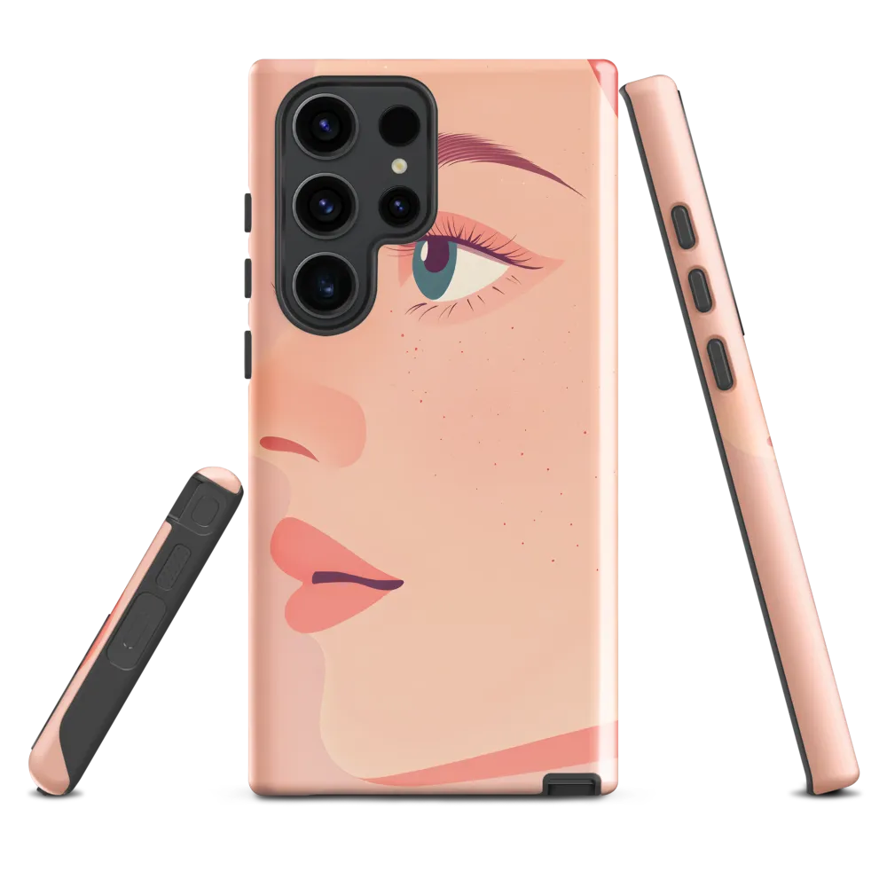 Serenity in Profile | Phone Case |  S23 Ultra | Tough Case | Glossy