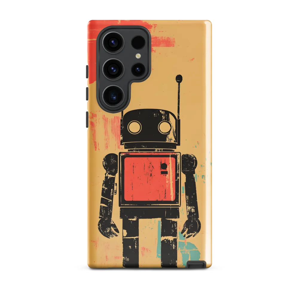 The Retro Robot | Phone Case |  S23 Ultra | Tough Case | Glossy