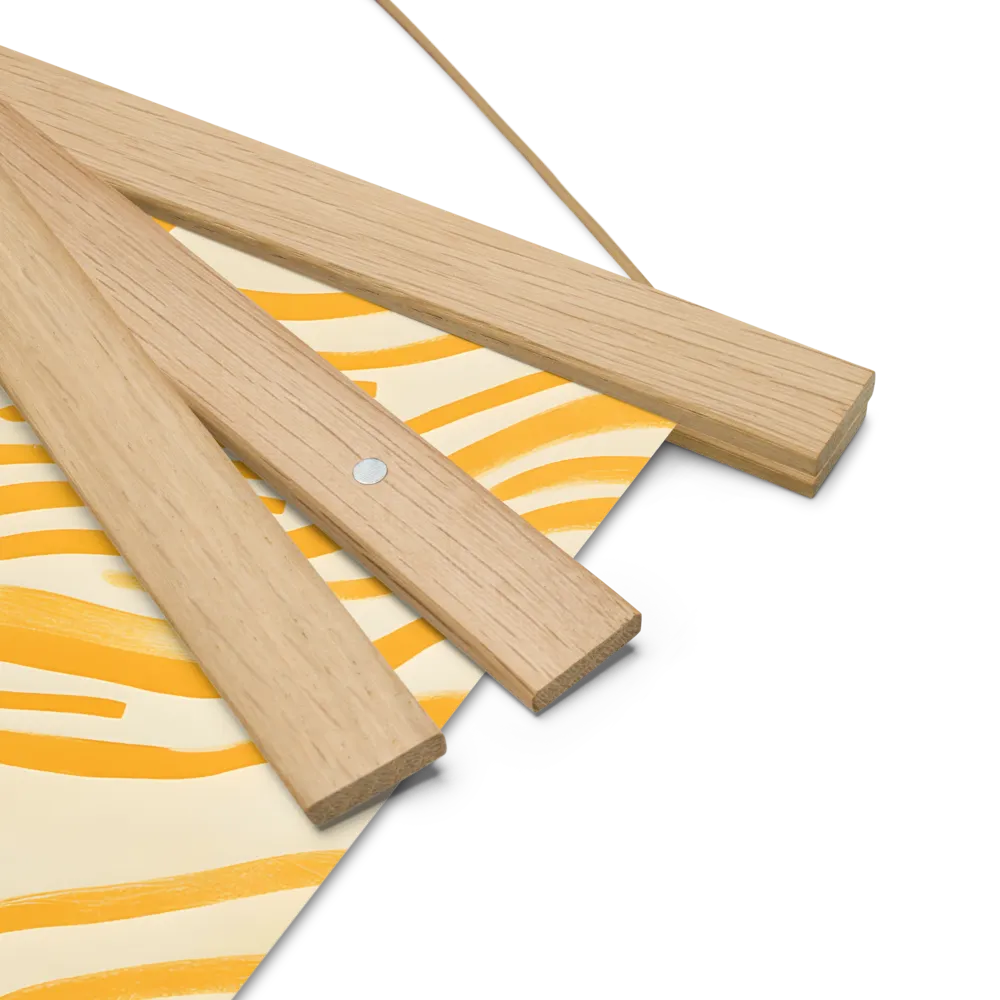 Connection to Serenity | Poster With Oak Wood Hanger | 10″×10″