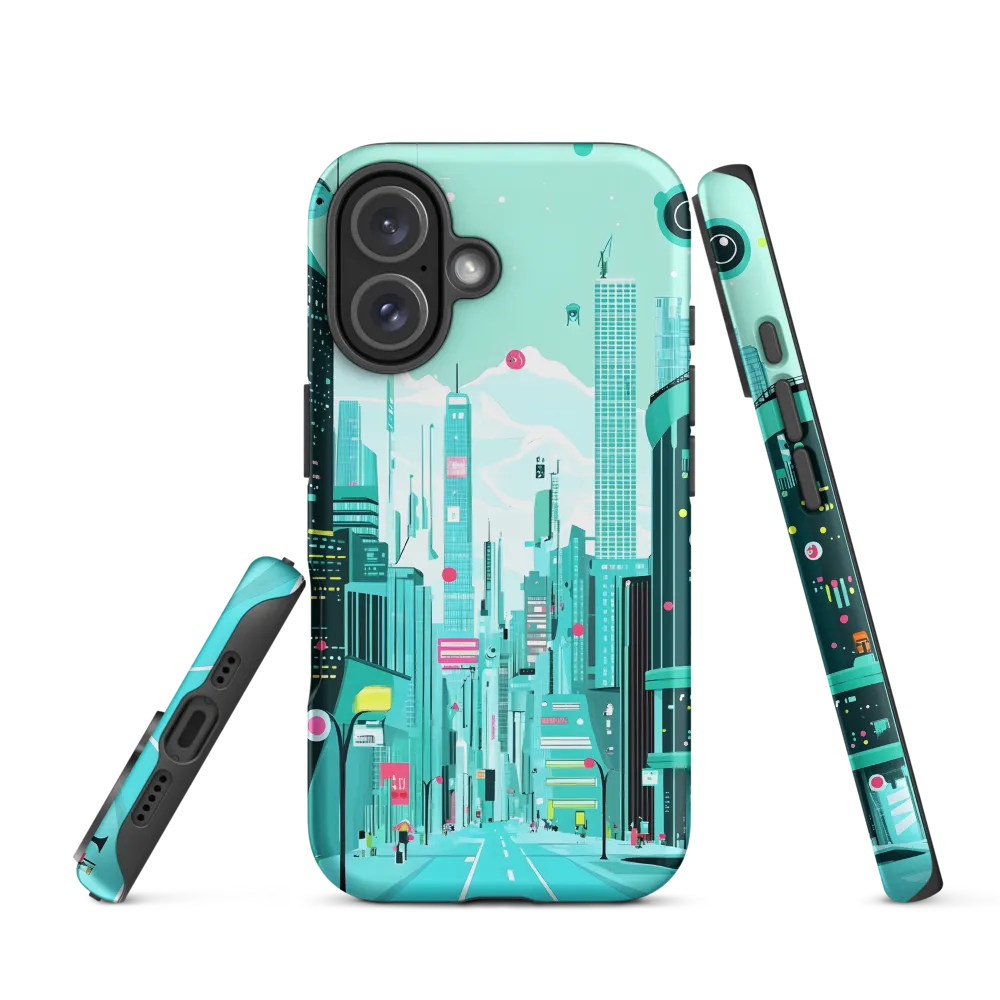 Urban Dreams: A Futuristic Cityscape | Phone Case