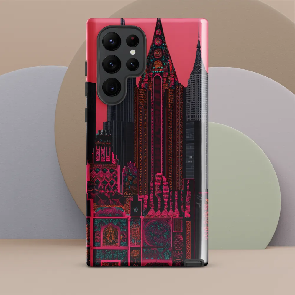 Urban Vibrance: A Digital Exploration of Skyscrapers