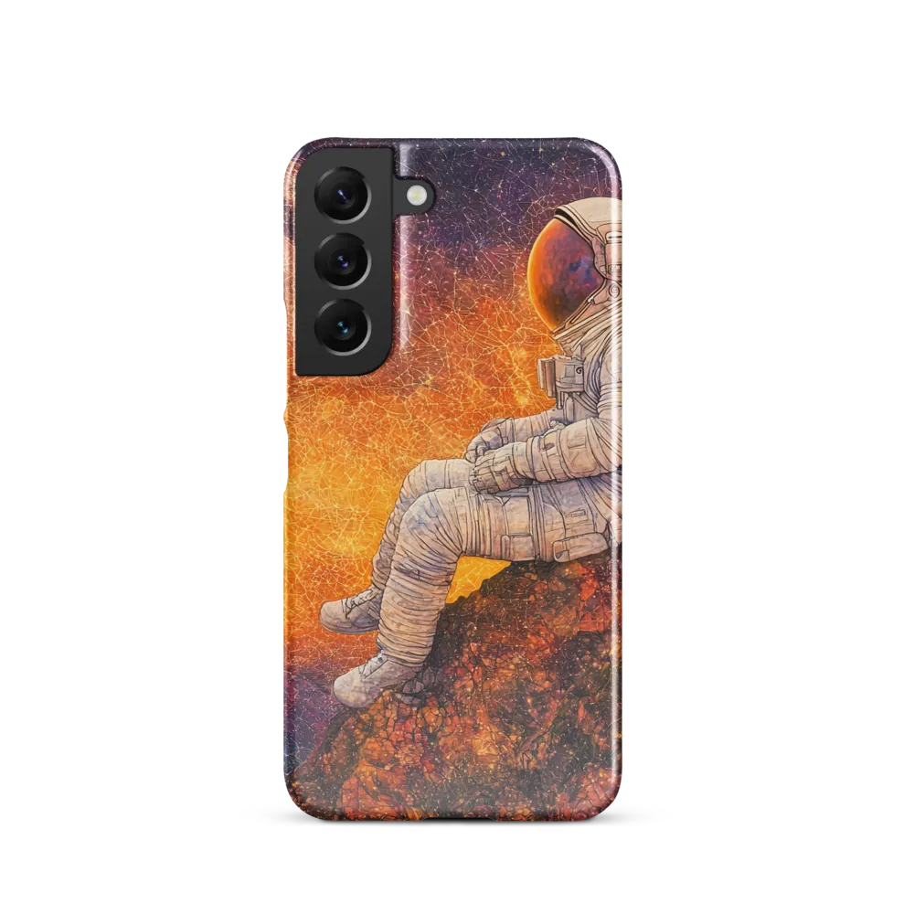Cosmic Contemplation | Phone Case |  S22 | Snap Case | Glossy