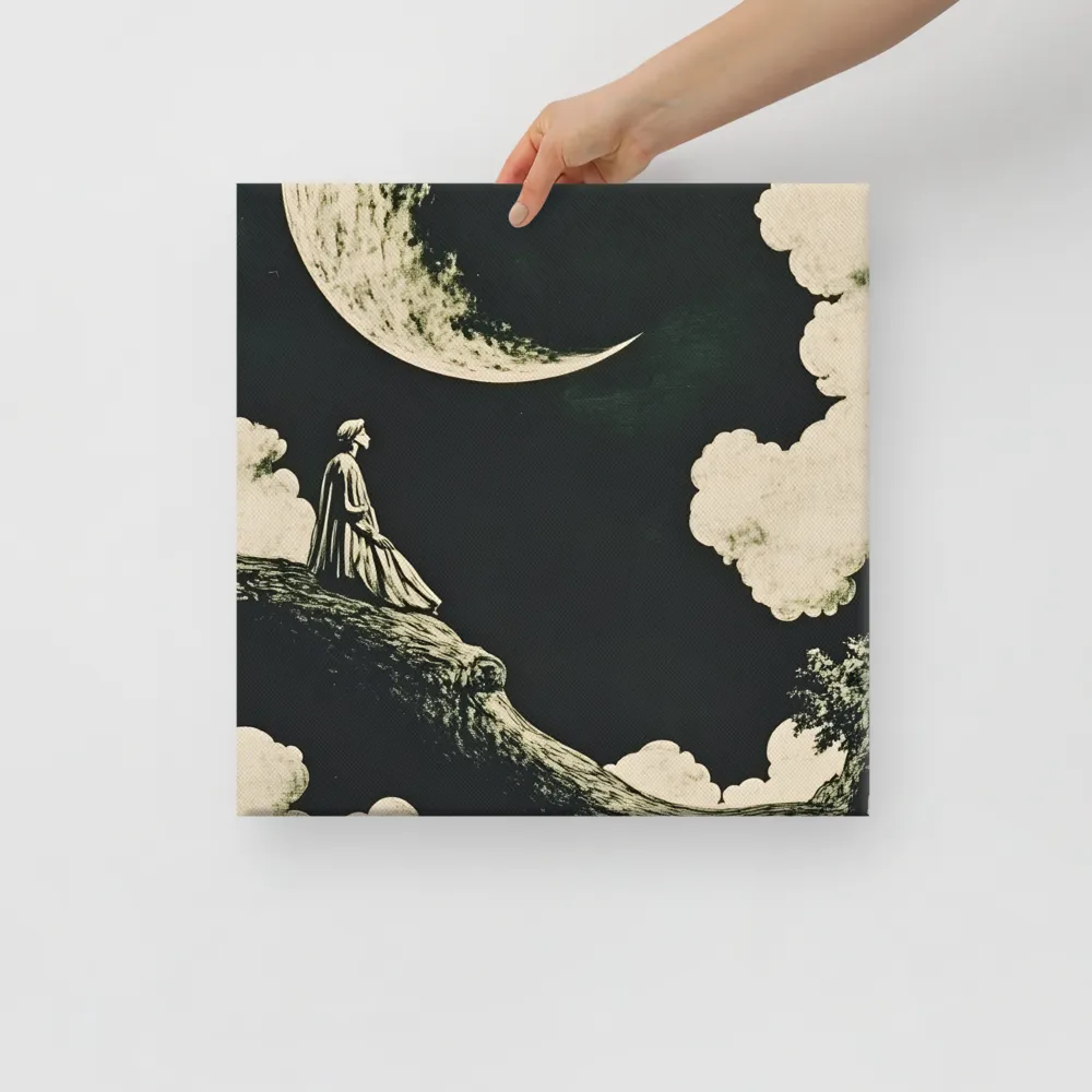 Whispers of the Moon | Canvas | 16″×16″