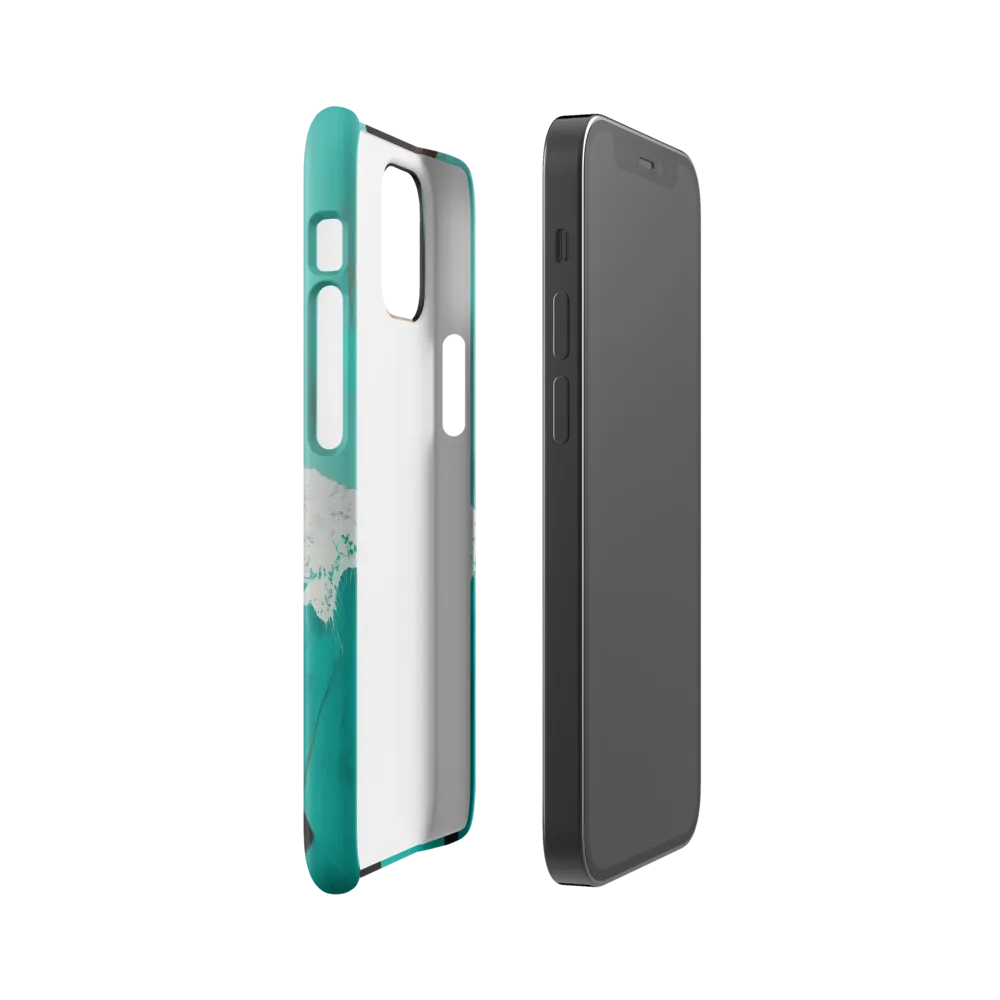 Serenity in Turquoise | Phone Case |  12 Mini | Snap Case | Glossy