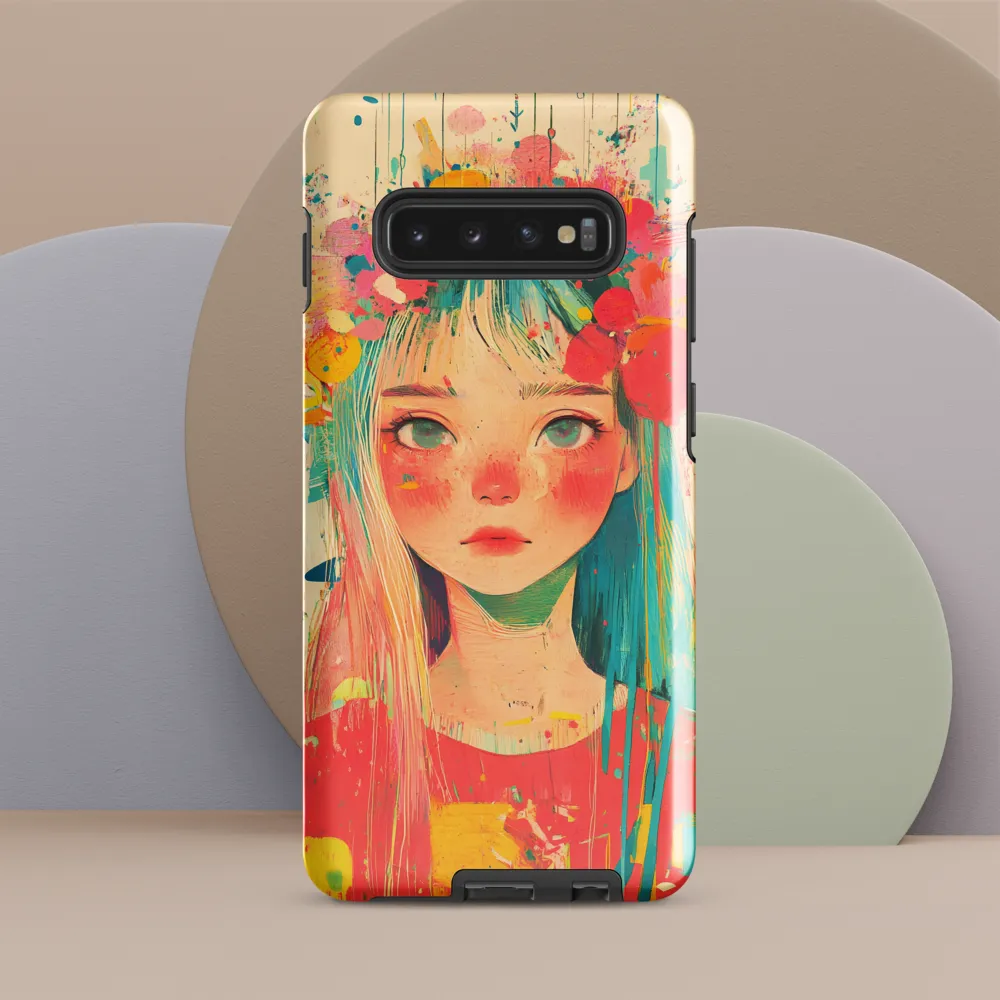 Whimsical Blossom | Phone Case |  S10 Plus | Tough Case | Glossy